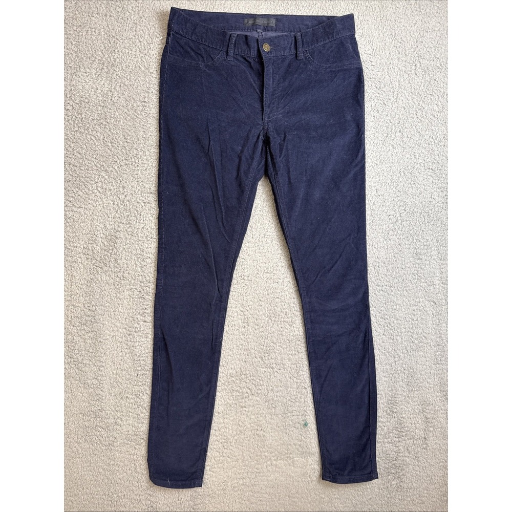Juicy Couture Corduroy Pants Womens Size‎ 30 Jeggings Navy Blue Skinny